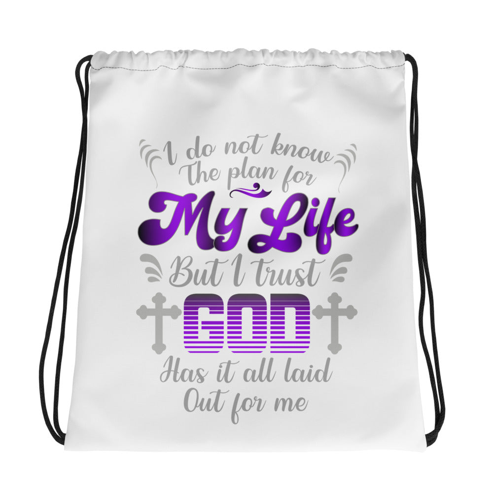 Organic cotton drawstring bag
