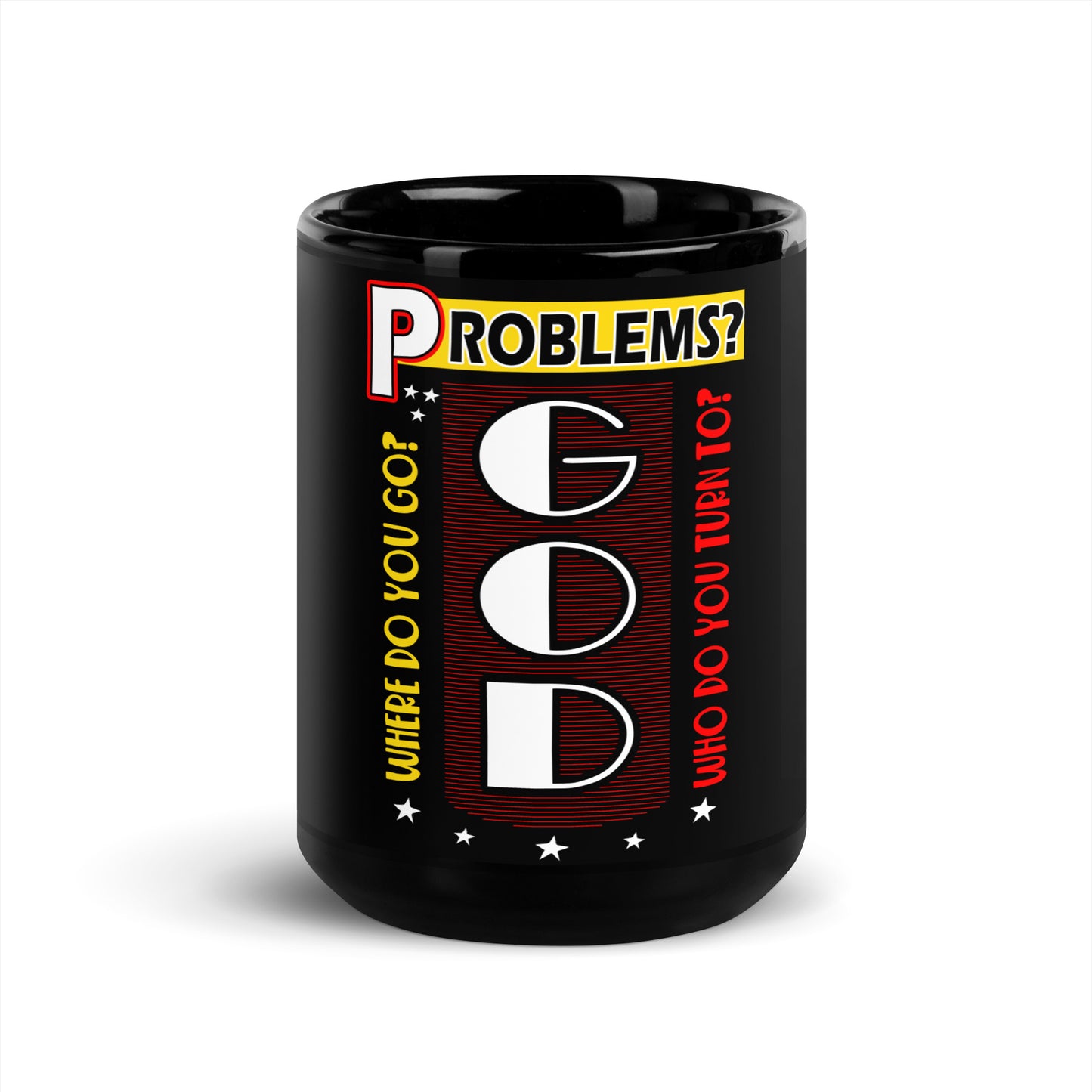 Black Glossy Mug