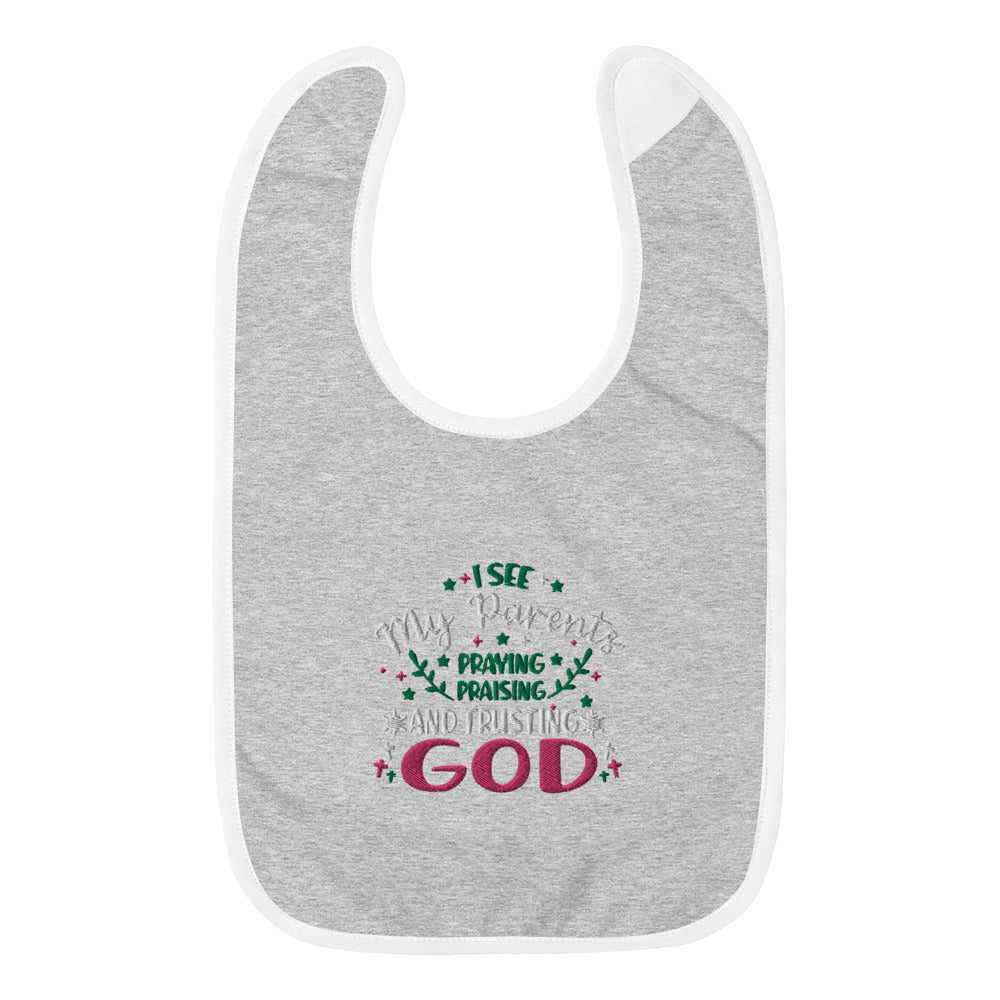 Embroidered Baby Bib