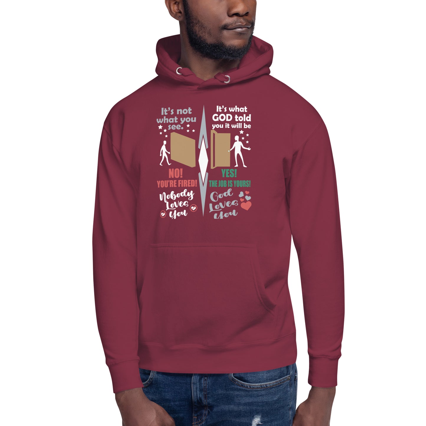 BeyondYou Men's Premium Eco Hoodie
