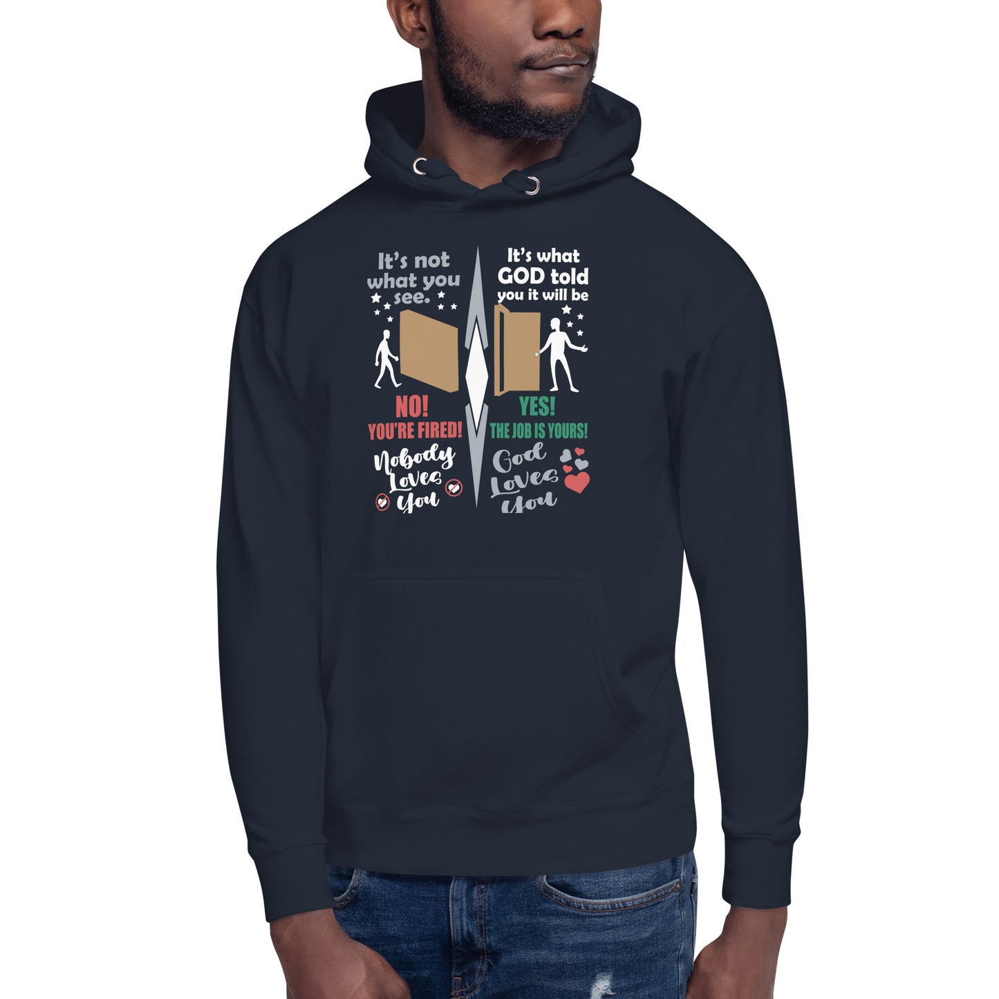 BeyondYou Men's Premium Eco Hoodie