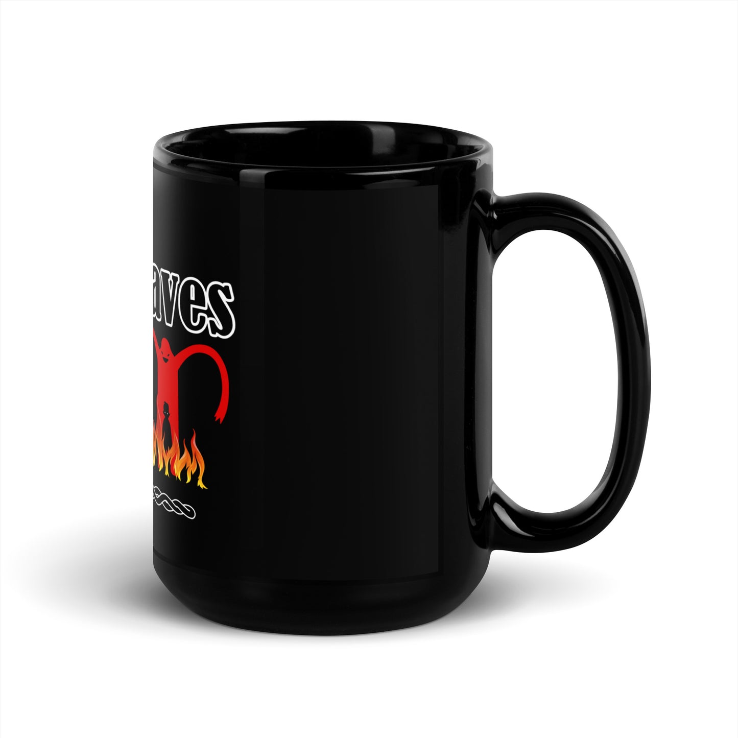 BeyondYou Black Glossy Mug